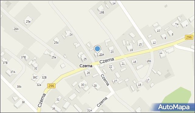 Czerna, Czerna, 23, mapa Czerna