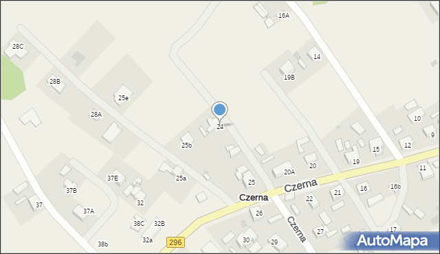 Czerna, Czerna, 24, mapa Czerna