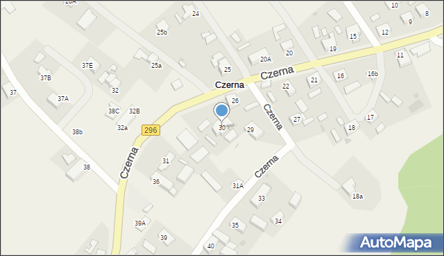 Czerna, Czerna, 30, mapa Czerna