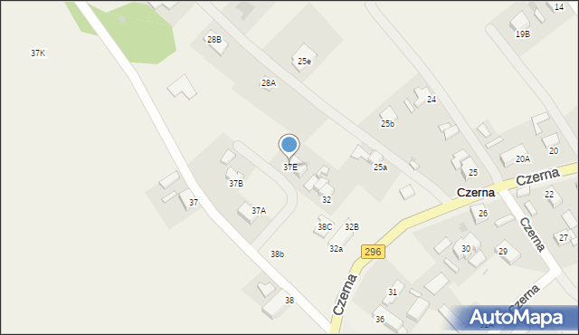 Czerna, Czerna, 37E, mapa Czerna
