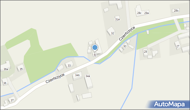 Czerńczyce, Czerńczyce, 31, mapa Czerńczyce