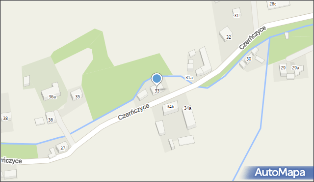 Czerńczyce, Czerńczyce, 33, mapa Czerńczyce