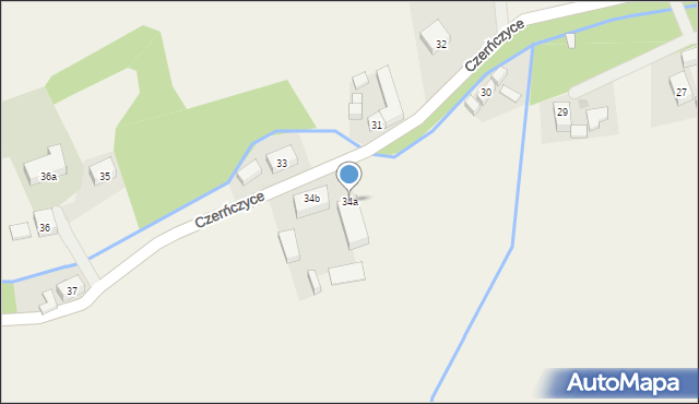 Czerńczyce, Czerńczyce, 34a, mapa Czerńczyce