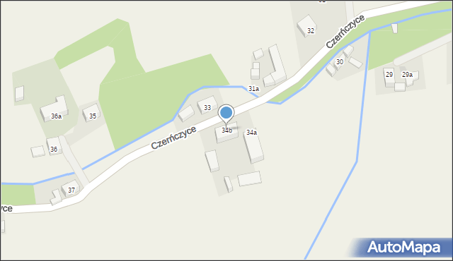 Czerńczyce, Czerńczyce, 34b, mapa Czerńczyce