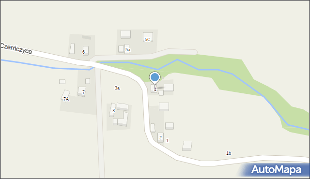 Czerńczyce, Czerńczyce, 4, mapa Czerńczyce