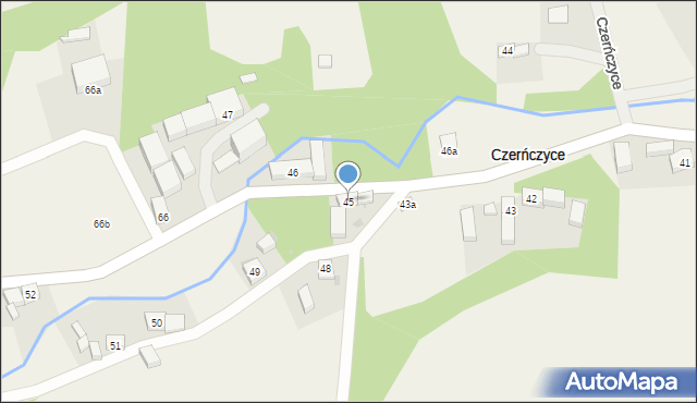 Czerńczyce, Czerńczyce, 45, mapa Czerńczyce