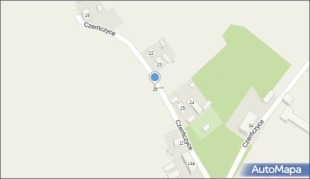 Czerńczyce, Czerńczyce, 16, mapa Czerńczyce