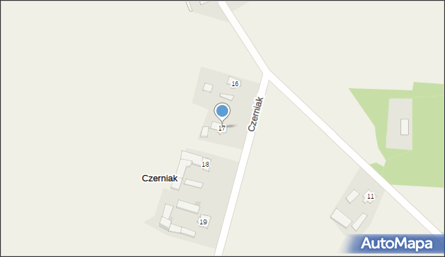 Czerniak, Czerniak, 17, mapa Czerniak