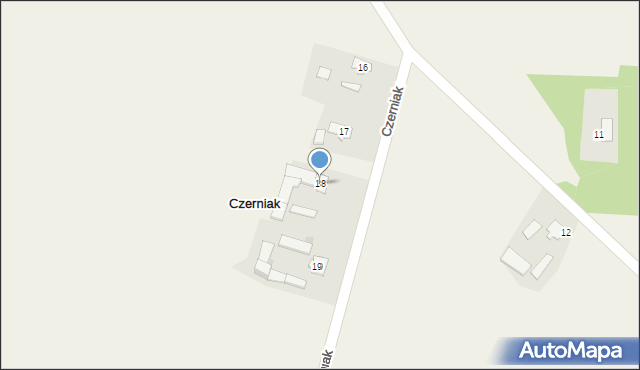 Czerniak, Czerniak, 18, mapa Czerniak