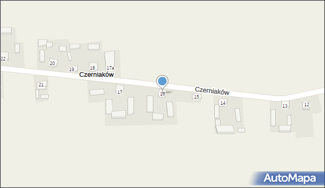 Czerniaków, Czerniaków, 16, mapa Czerniaków