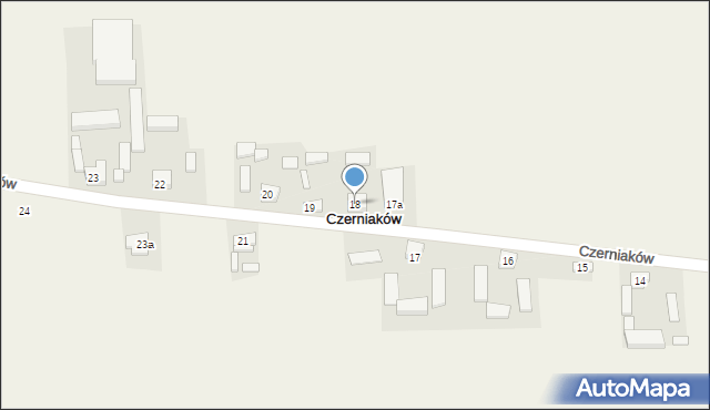 Czerniaków, Czerniaków, 18, mapa Czerniaków