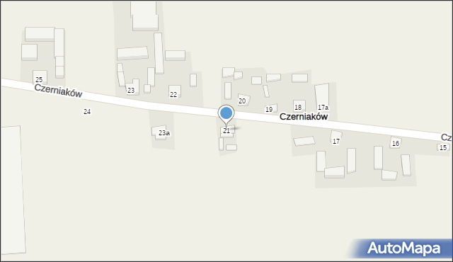 Czerniaków, Czerniaków, 21, mapa Czerniaków