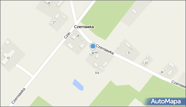 Czerniawka, Czerniawka, 30, mapa Czerniawka