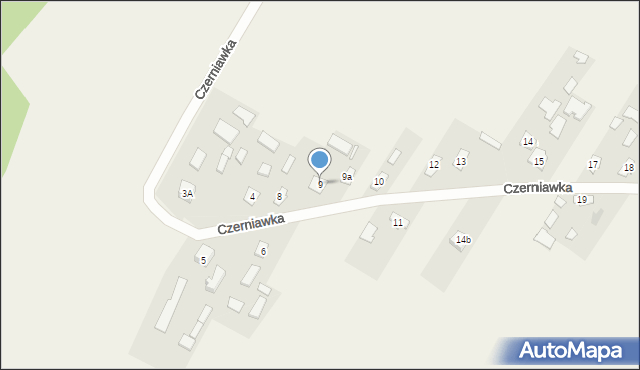 Czerniawka, Czerniawka, 9, mapa Czerniawka