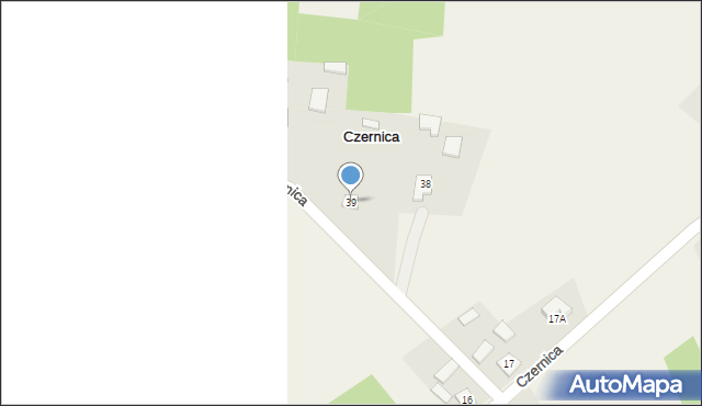 Czernica, Czernica, 39, mapa Czernica