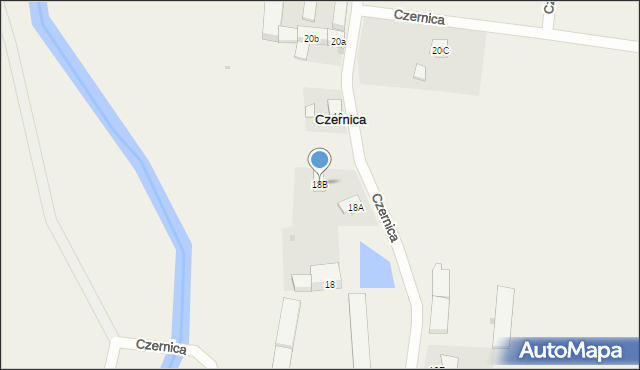 Czernica, Czernica, 18B, mapa Czernica