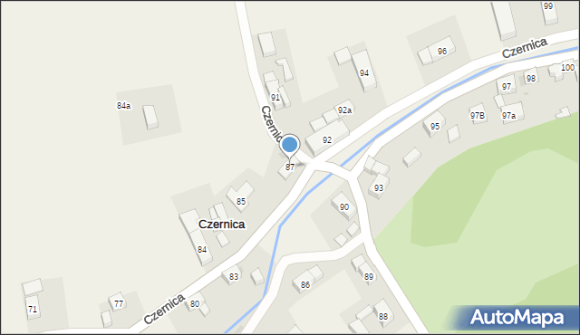 Czernica, Czernica, 87, mapa Czernica