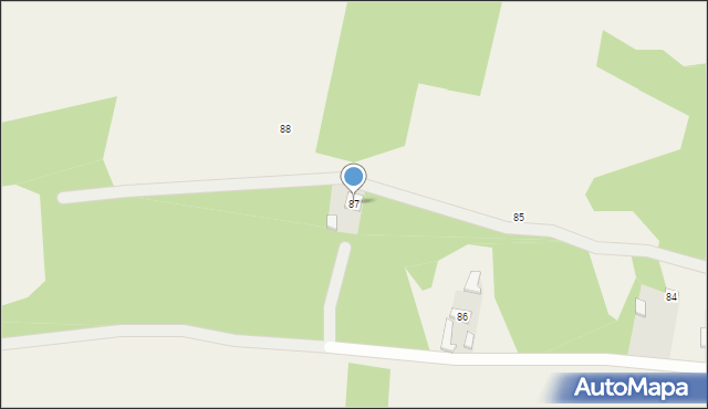 Czernice, Czernice, 87, mapa Czernice