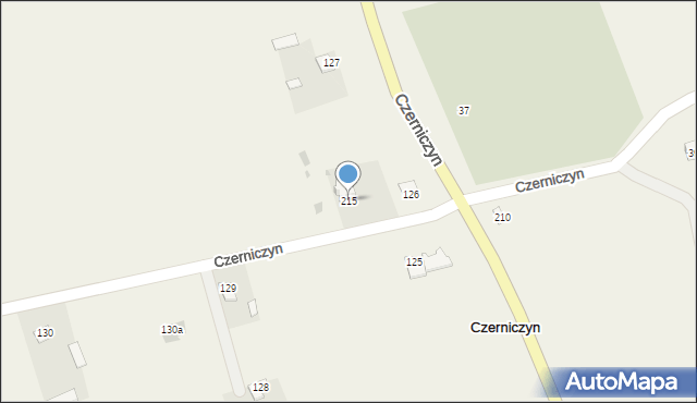 Czerniczyn, Czerniczyn, 215, mapa Czerniczyn