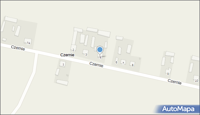 Czernie, Czernie, 4, mapa Czernie