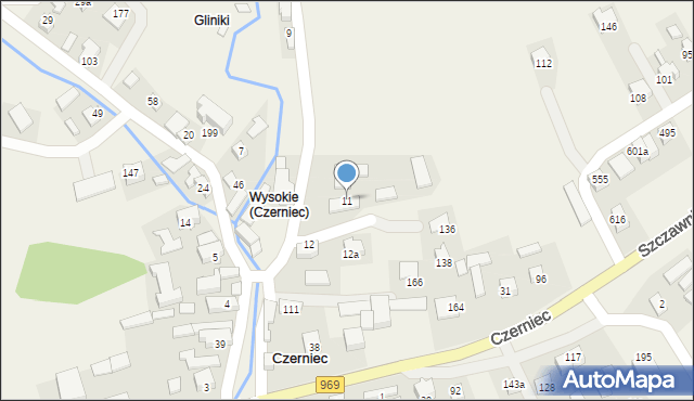 Czerniec, Czerniec, 11, mapa Czerniec