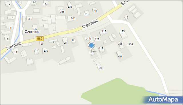 Czerniec, Czerniec, 142, mapa Czerniec