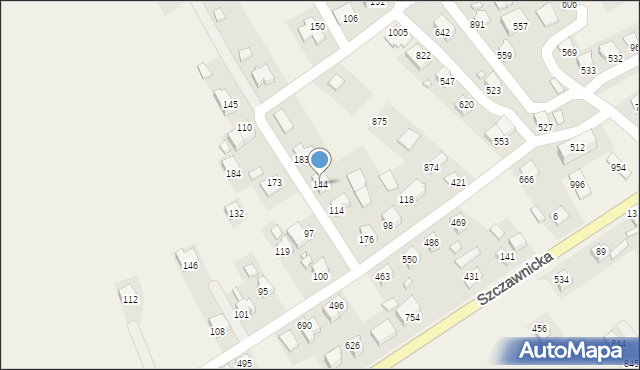 Czerniec, Czerniec, 144, mapa Czerniec