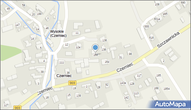 Czerniec, Czerniec, 166, mapa Czerniec