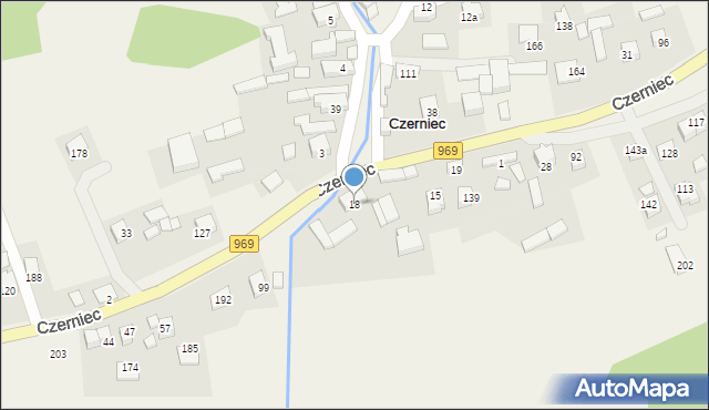 Czerniec, Czerniec, 18, mapa Czerniec