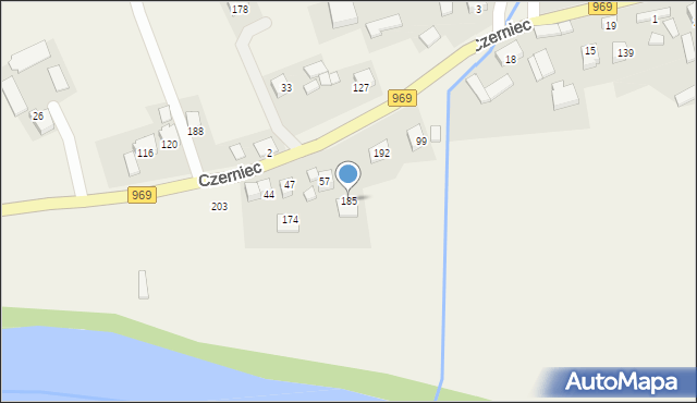 Czerniec, Czerniec, 185, mapa Czerniec