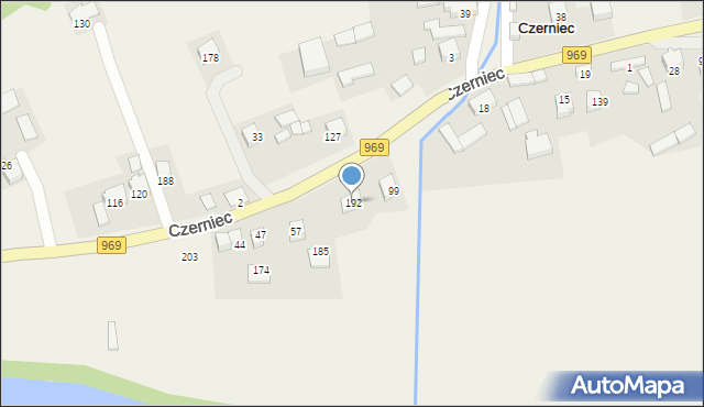 Czerniec, Czerniec, 192, mapa Czerniec