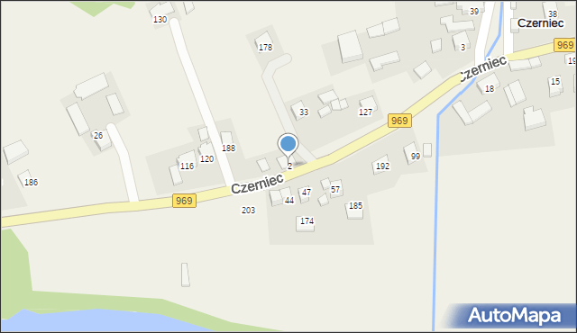 Czerniec, Czerniec, 2, mapa Czerniec