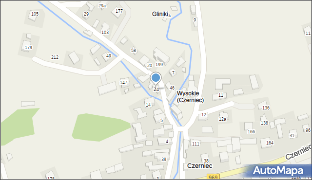 Czerniec, Czerniec, 24, mapa Czerniec