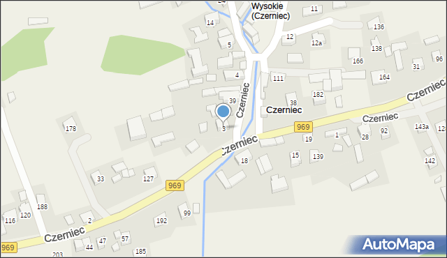 Czerniec, Czerniec, 3, mapa Czerniec