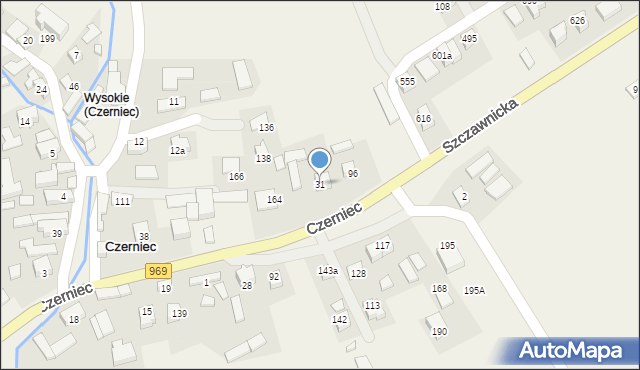 Czerniec, Czerniec, 31, mapa Czerniec