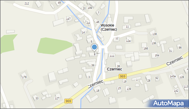 Czerniec, Czerniec, 4, mapa Czerniec