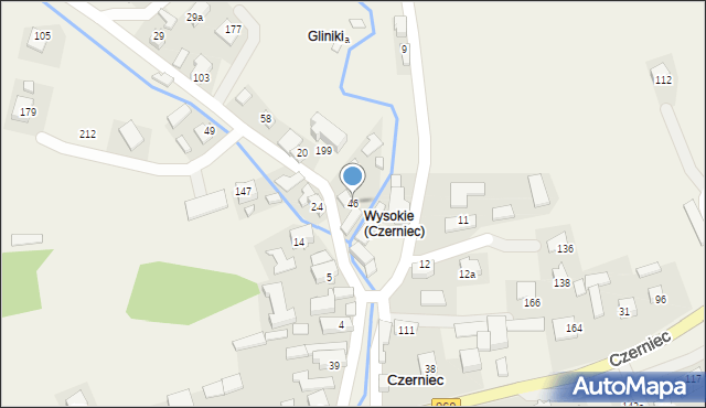 Czerniec, Czerniec, 46, mapa Czerniec