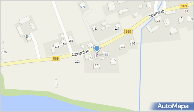 Czerniec, Czerniec, 47, mapa Czerniec