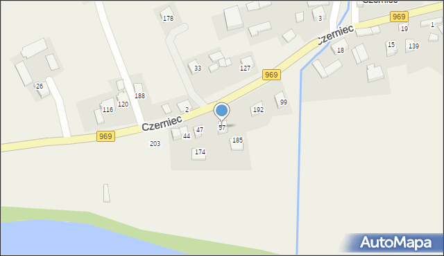 Czerniec, Czerniec, 57, mapa Czerniec