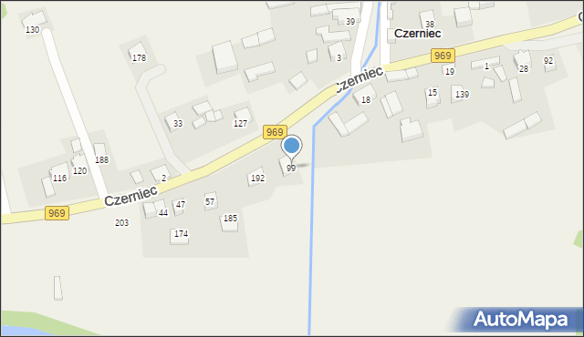 Czerniec, Czerniec, 99, mapa Czerniec