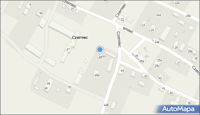 Czerniec, Czerniec, 46, mapa Czerniec