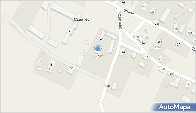 Czerniec, Czerniec, 46a, mapa Czerniec