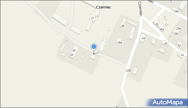 Czerniec, Czerniec, 50, mapa Czerniec