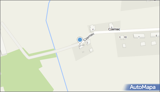 Czerniec, Czerniec, 2, mapa Czerniec