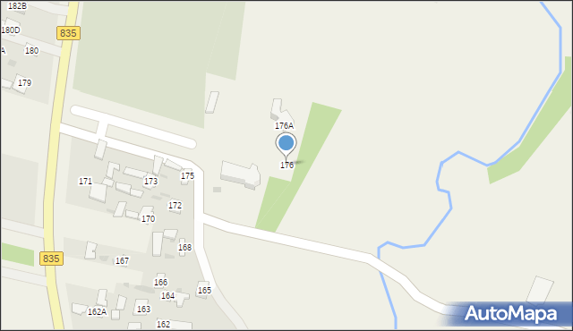 Czerniejów, Czerniejów, 176, mapa Czerniejów