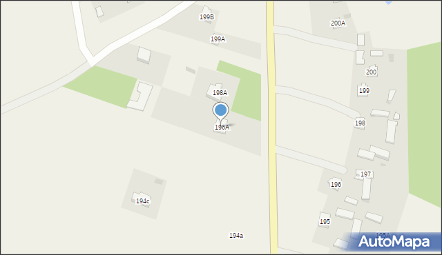 Czerniejów, Czerniejów, 196A, mapa Czerniejów