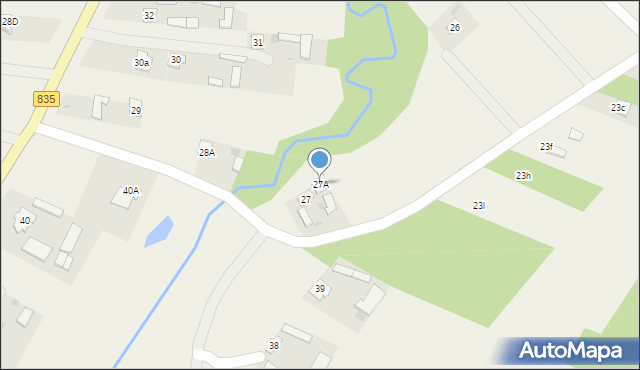 Czerniejów, Czerniejów, 27A, mapa Czerniejów