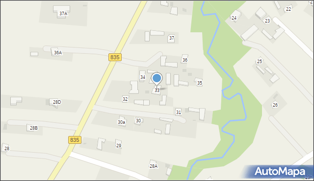 Czerniejów, Czerniejów, 33, mapa Czerniejów