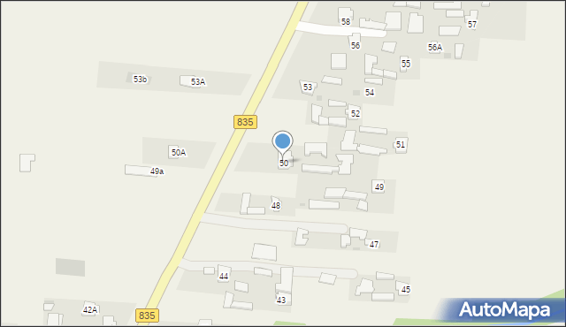 Czerniejów, Czerniejów, 50, mapa Czerniejów