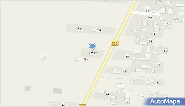 Czerniejów, Czerniejów, 50A, mapa Czerniejów